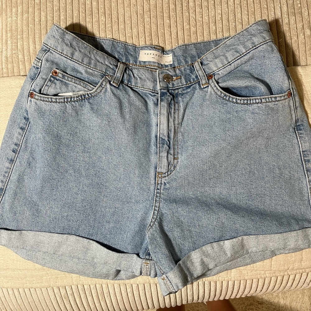 Top shop mom jean shorts